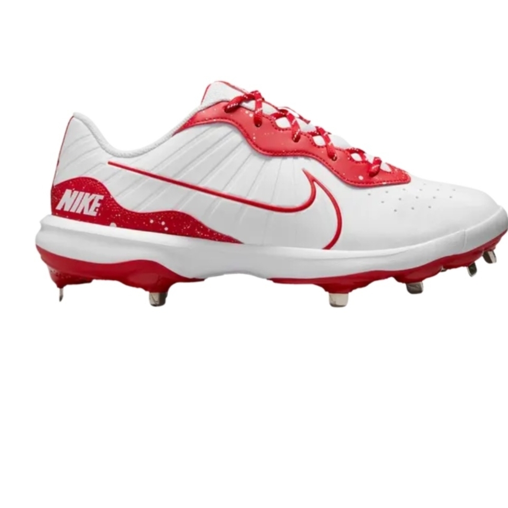 Nike Red and White Sports Cleats
